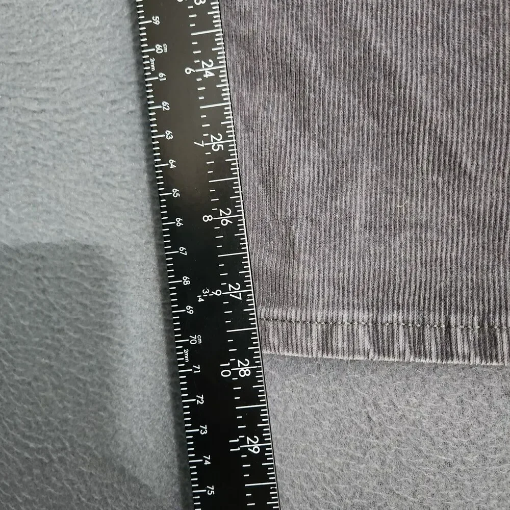Banana Republic Corduroy Pants Men 38X30 (39X28) Forged Iron Gray Slim Fit